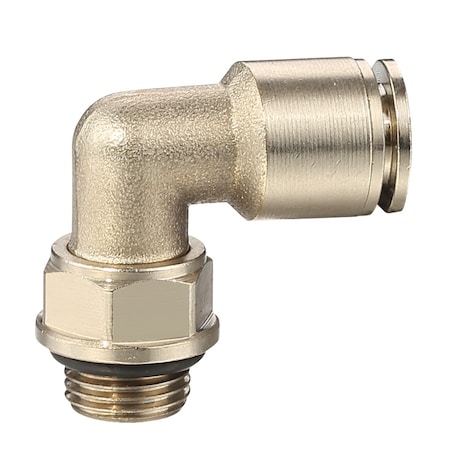 Fitting, PTC, Male Hex Elbow, Swivel, Brass 1/4 X 1/4 Male Uni